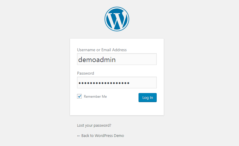 login to wordpress dashboard