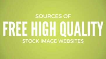 Sources of Free High Quality Stock Image Websites