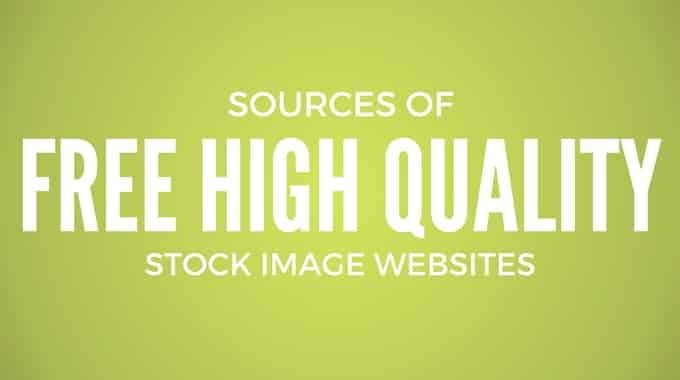 sources of free high quality stock images websites